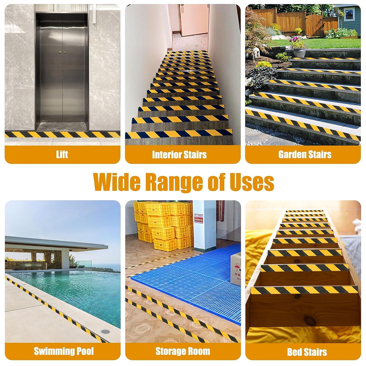 Anti-Slip Safety Grip Tape Roll 50mm x 5m (1 Pc) Anti-Slip Safety Grip Tape Roll 50mm x 5m (1 Pc)